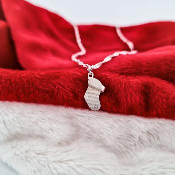 Halskette mit Anhänger "Weihnachtssocke"
