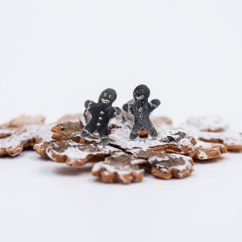 Ohrstecker "Lebkuchenmännchen"