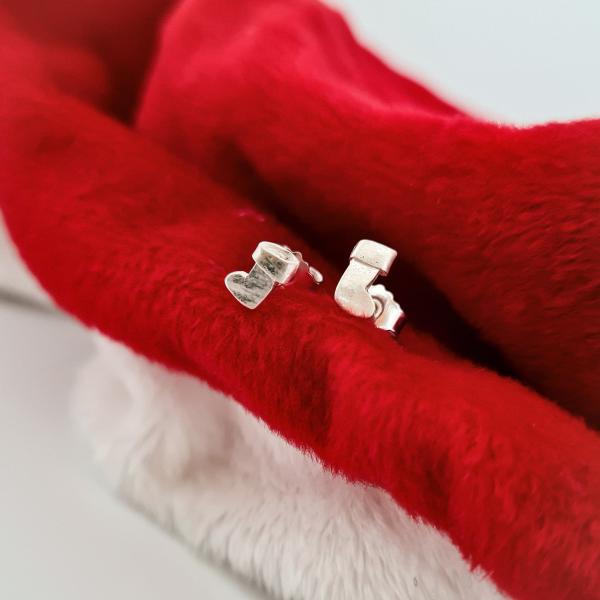 Ohrstecker "Weihnachtssocke"
