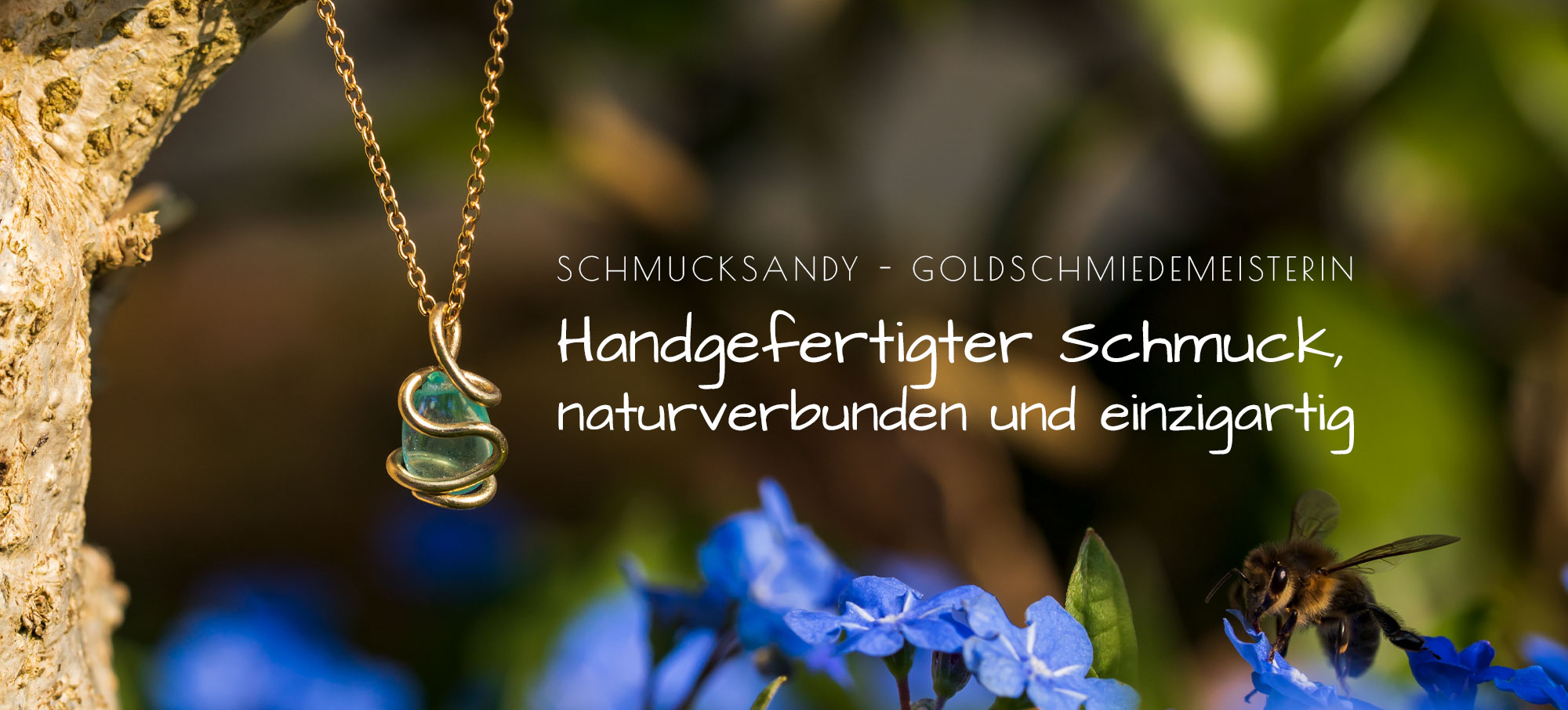 Handgefertigter Schmuck - Goldschmiedemeisterin